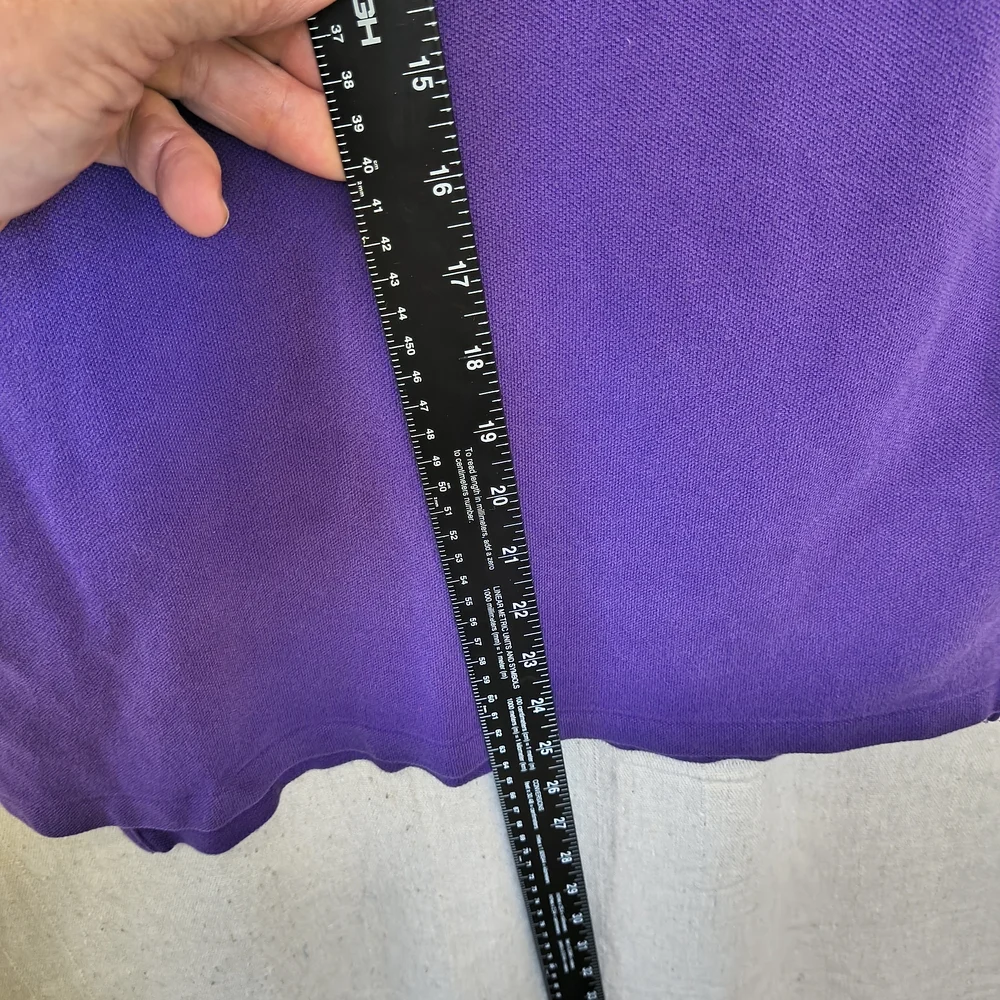 Ralph Lauren Youth Size 14/16 Large Purple Polo Shirt